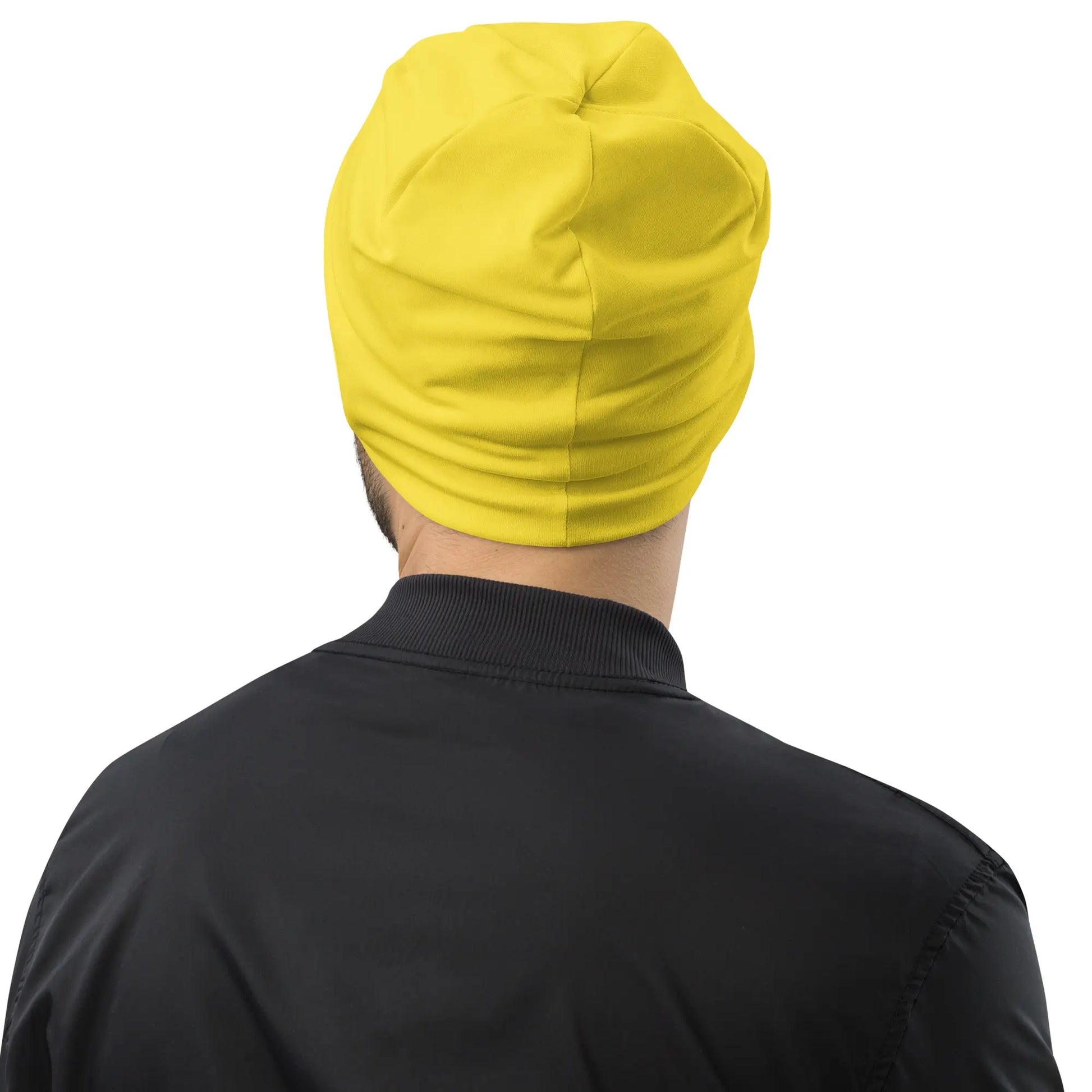 bonnet ttiki porté dos coloris jaune