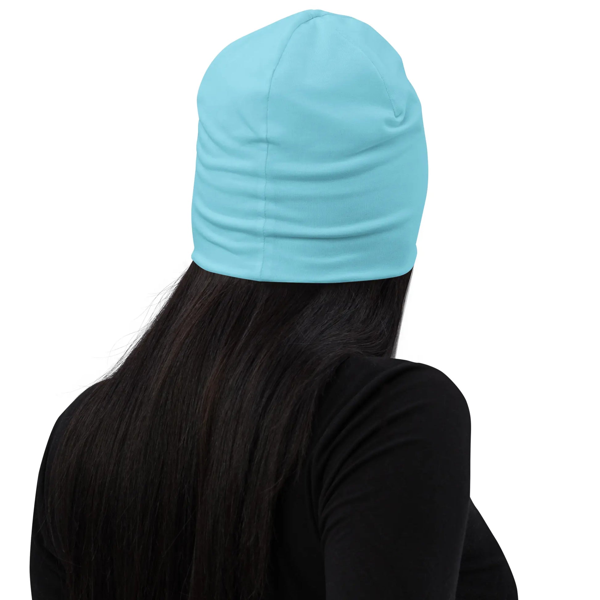 bonnet ttiki porté dos coloris bleu ciel