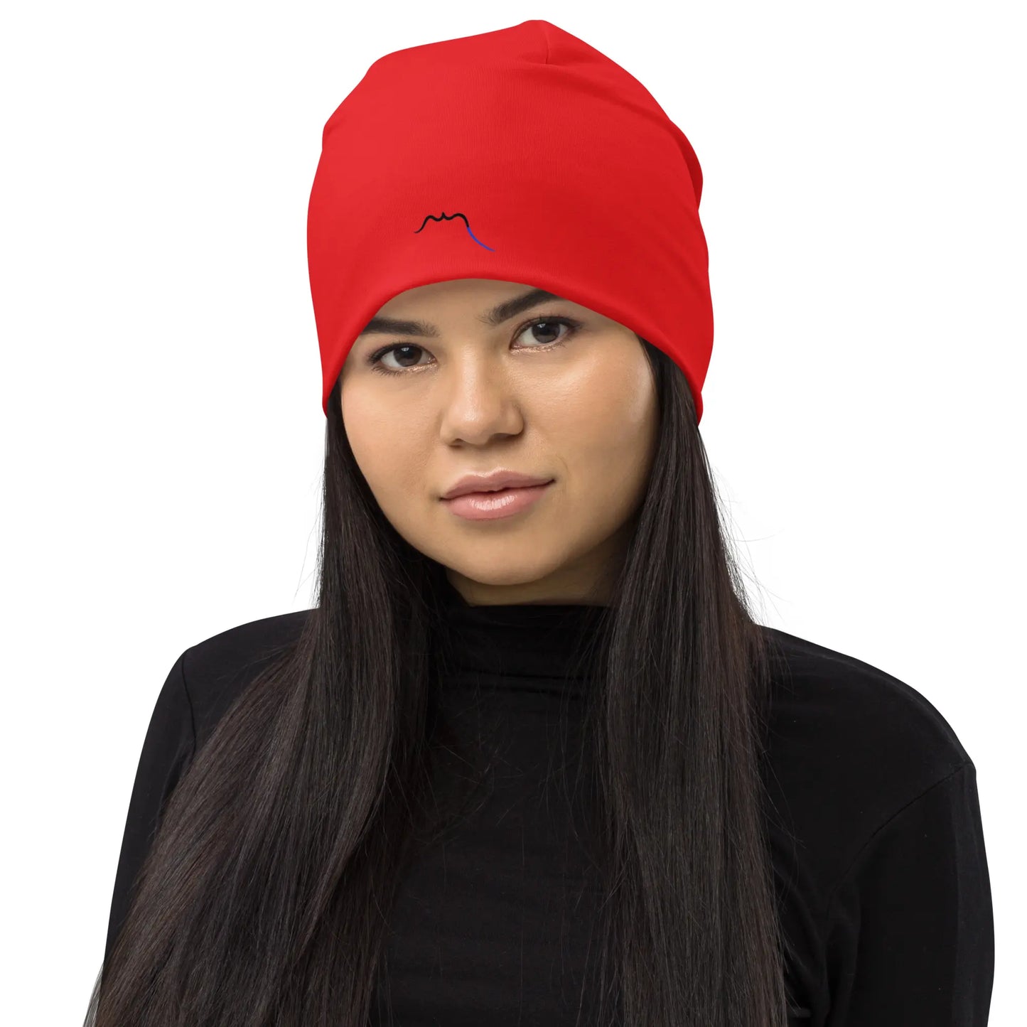 bonnet ttiki porté face coloris rouge