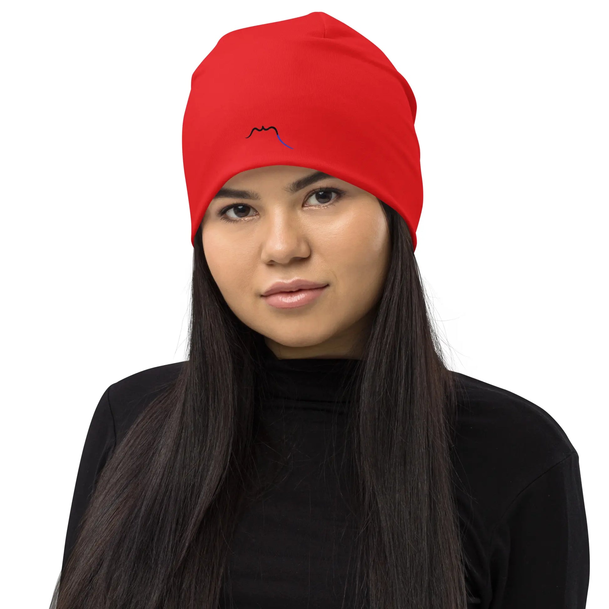 bonnet ttiki porté face coloris rouge