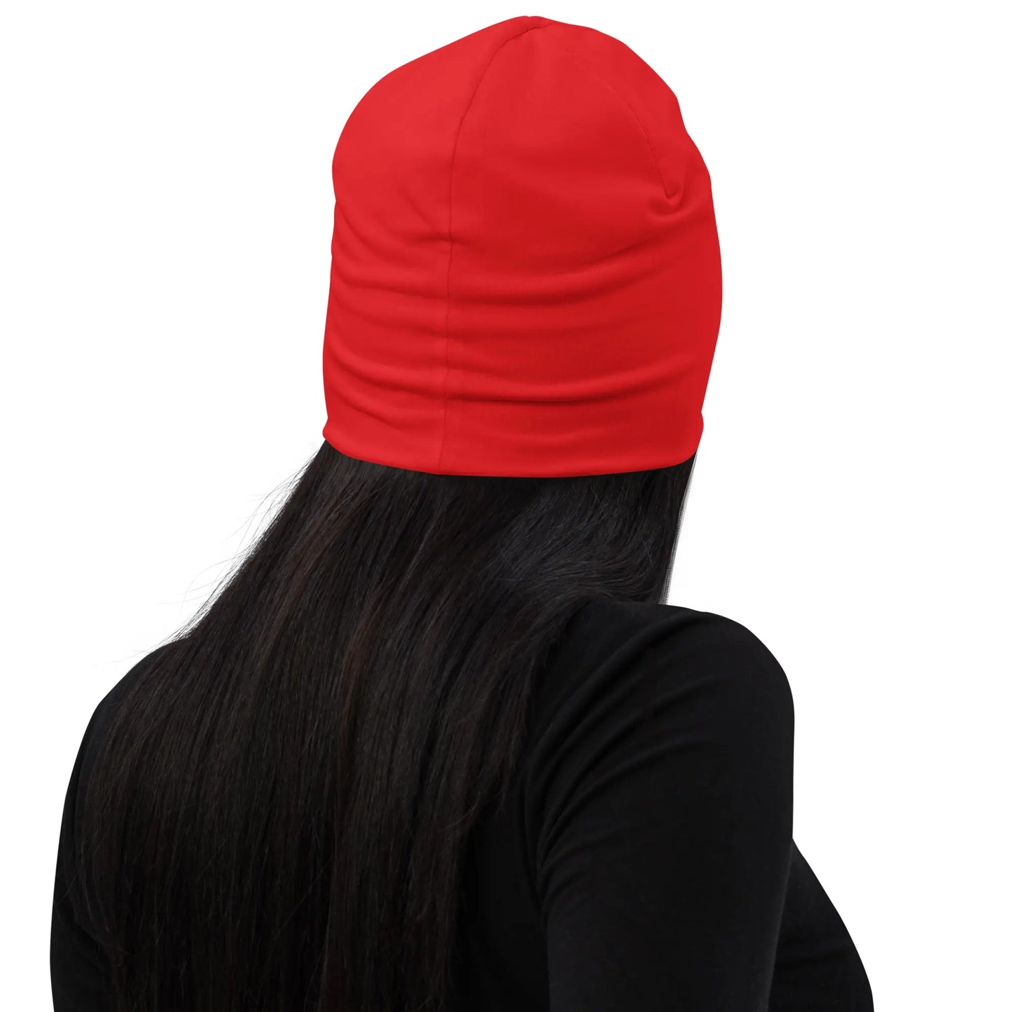 bonnet ttiki porté dos coloris rouge