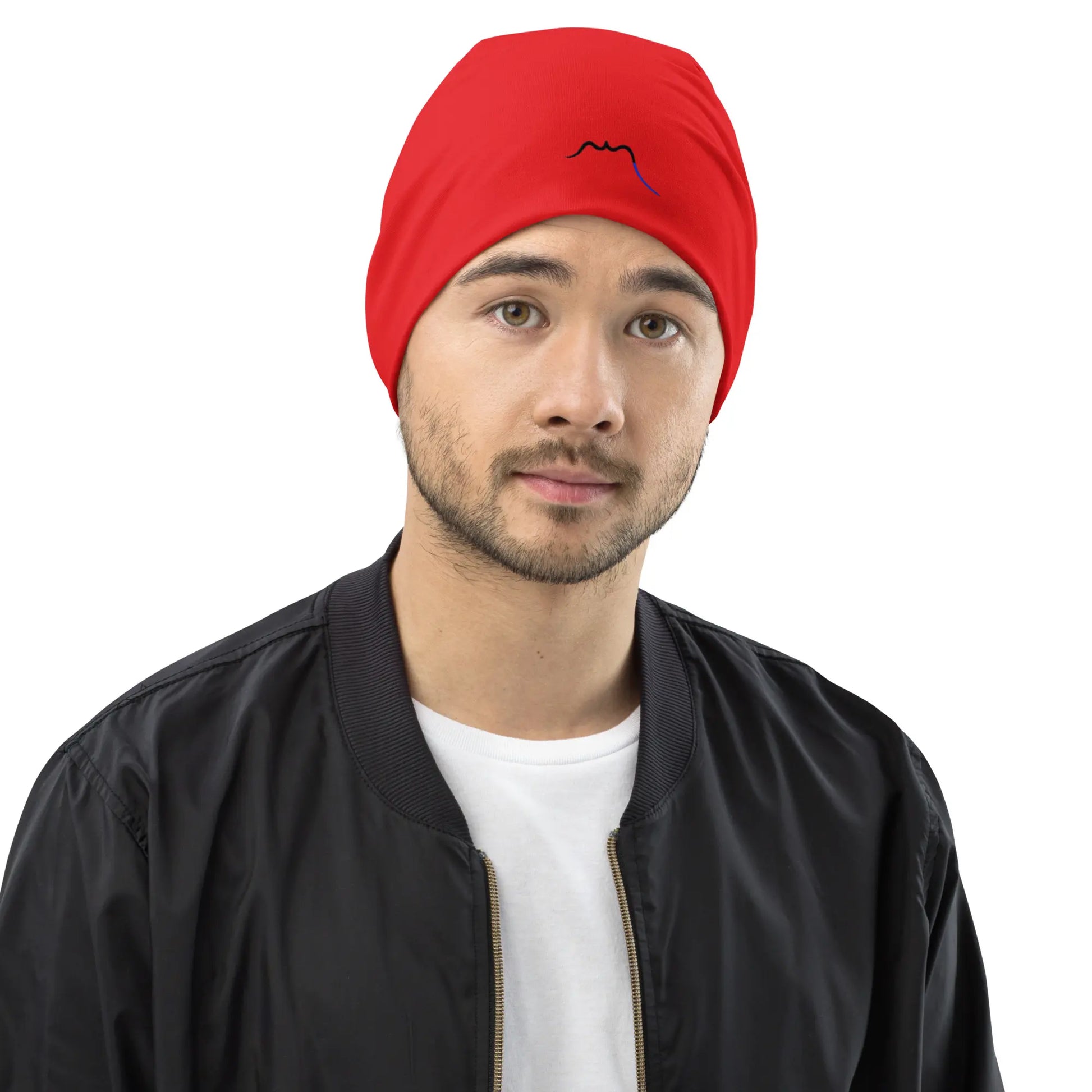 bonnet ttiki porté face coloris rouge