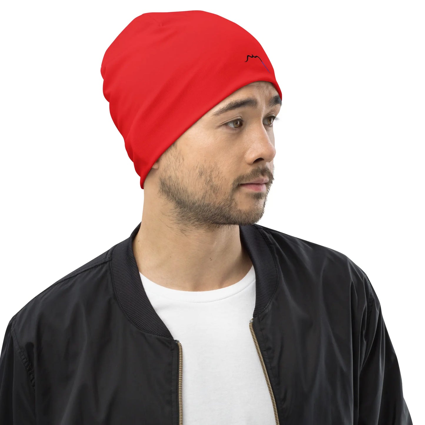 bonnet ttiki porté face coloris rouge