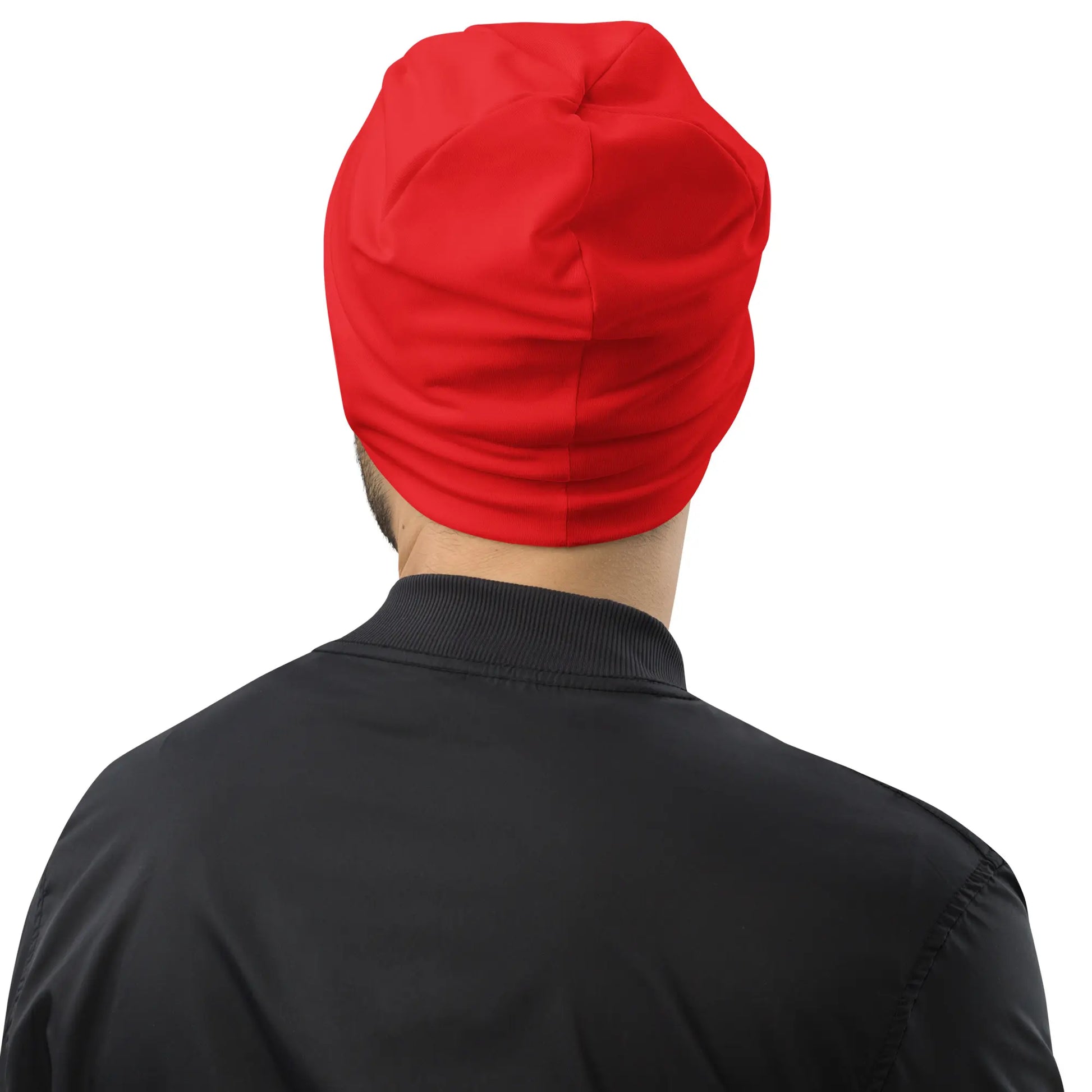 bonnet ttiki porté dos coloris rouge