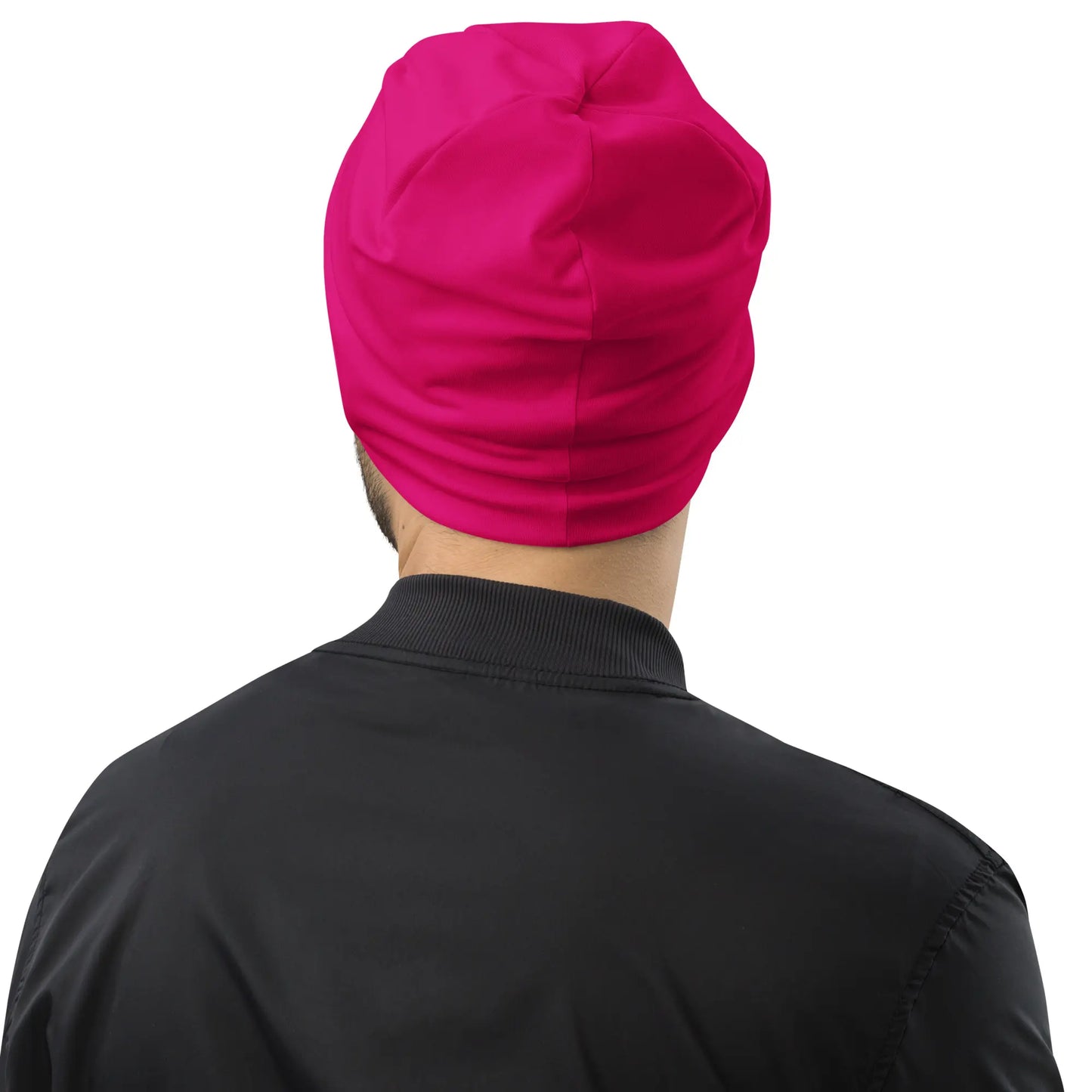 bonnet ttiki porté dos coloris rose fuchsia