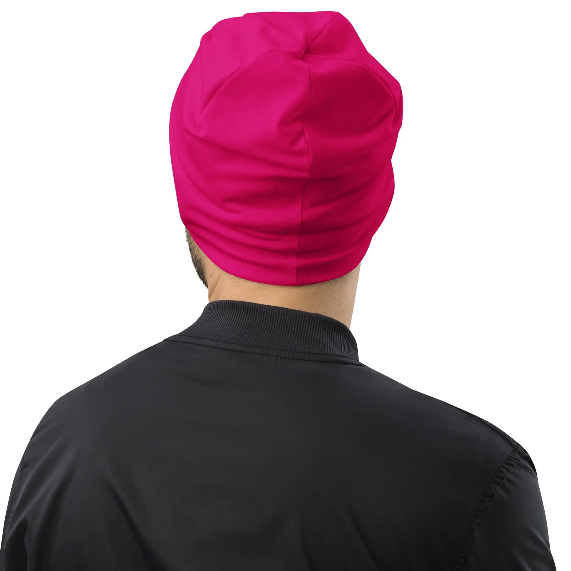 bonnet ttiki porté dos coloris rose fuchsia