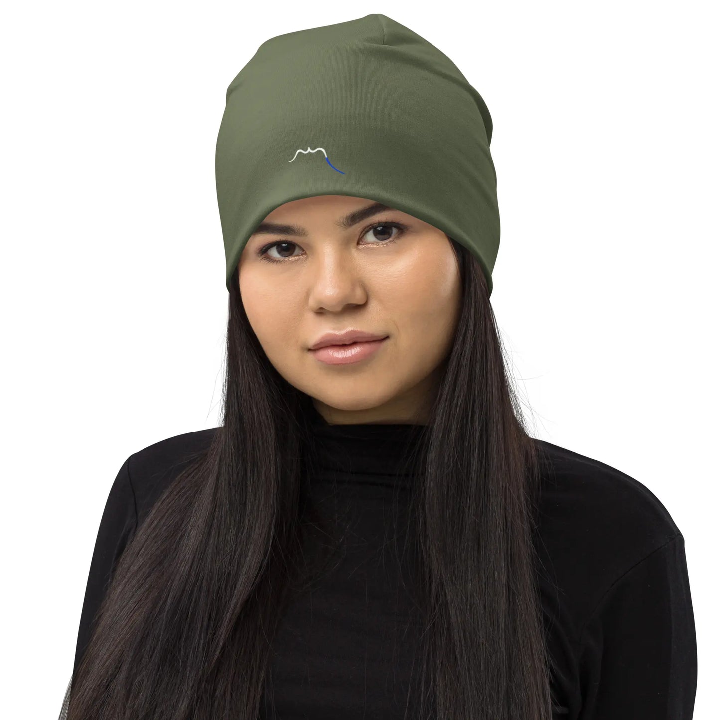 bonnet ttiki porté face coloris vert kaki