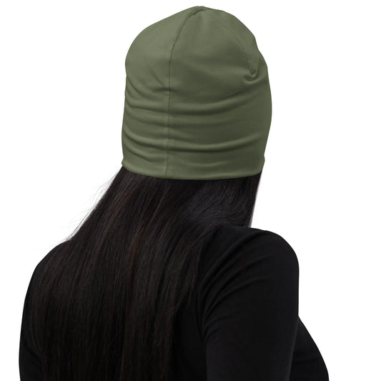 bonnet ttiki porté dos coloris vert kaki