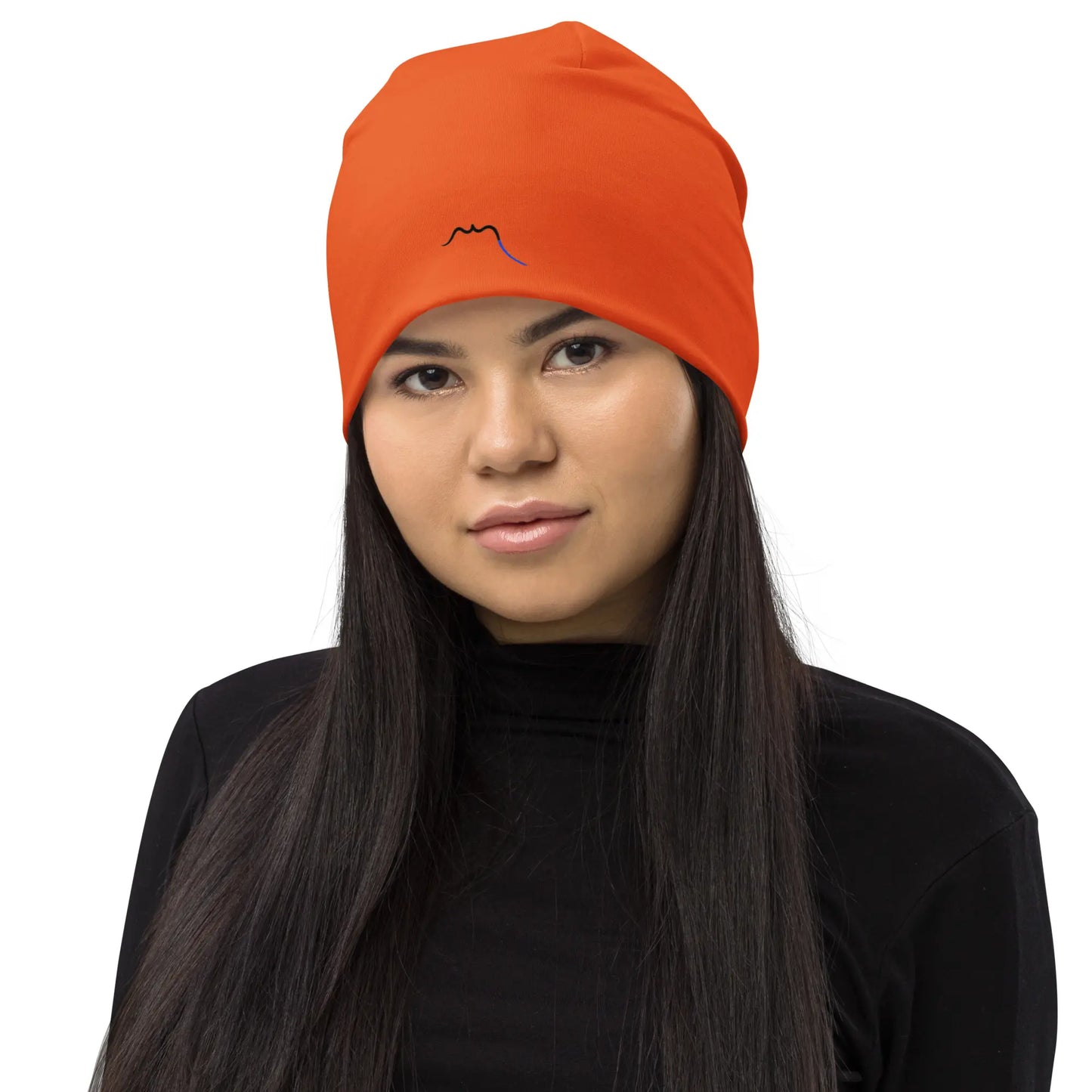bonnet ttiki porté face coloris orange