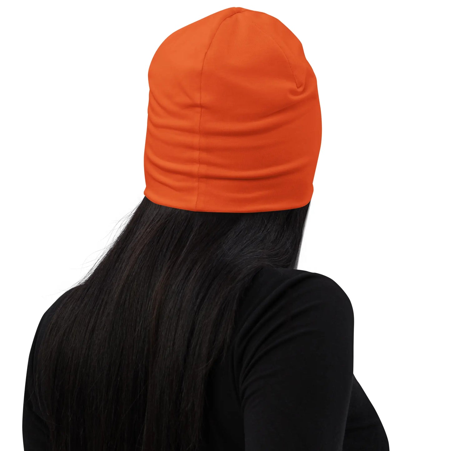 bonnet ttiki porté dos coloris orange