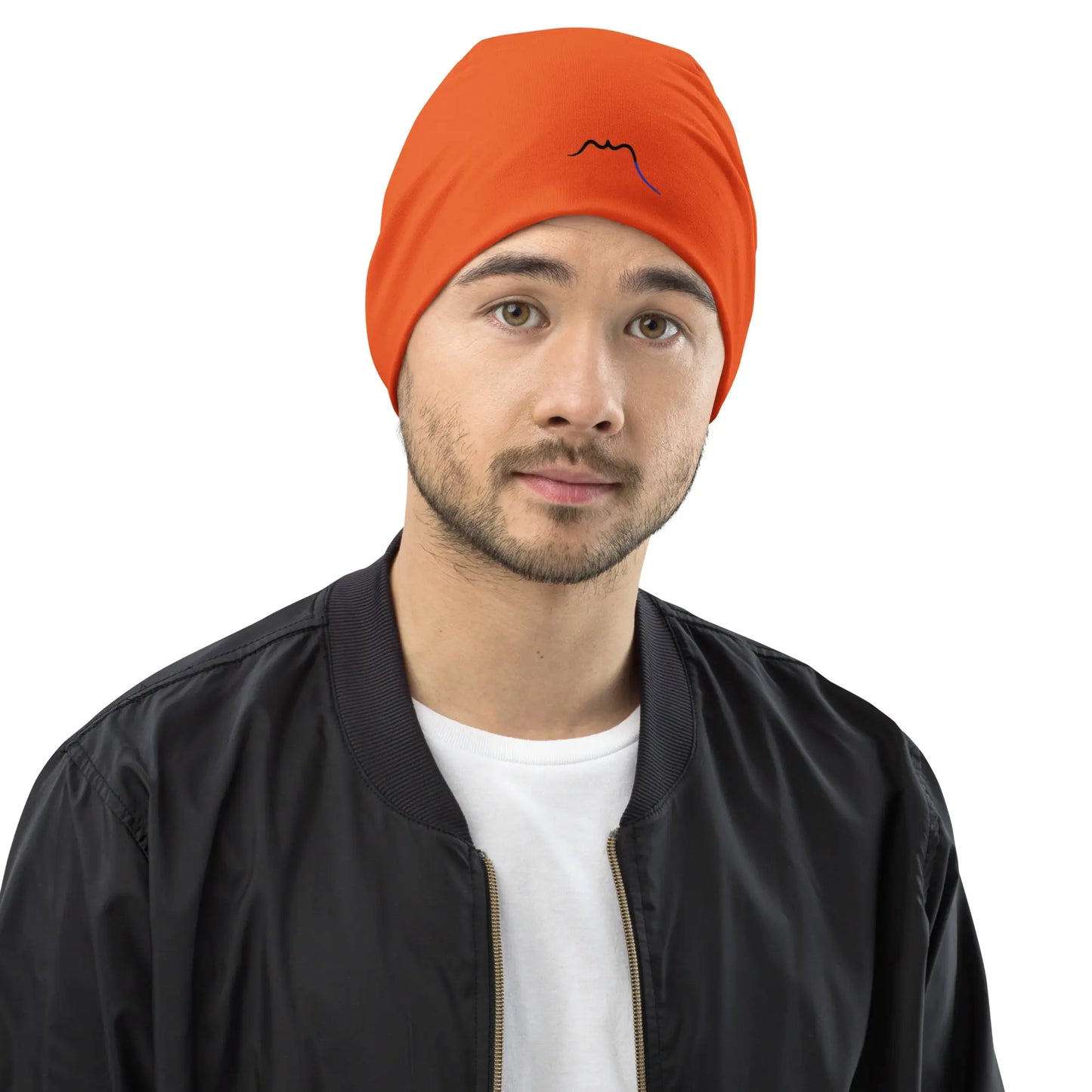 bonnet ttiki porté face coloris orange