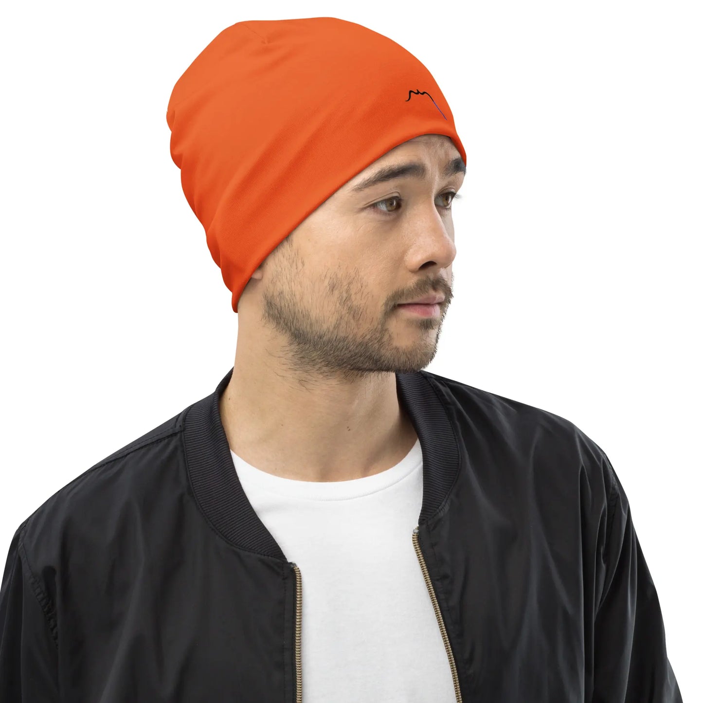 bonnet ttiki porté face coloris orange