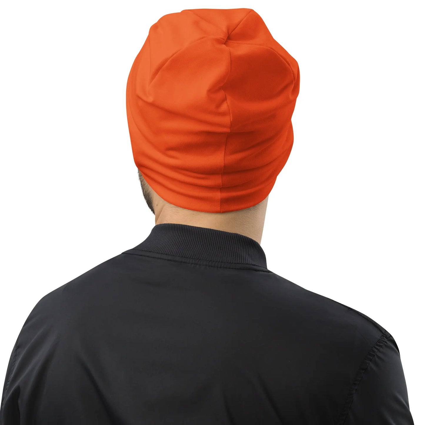 bonnet ttiki porté dos coloris orange