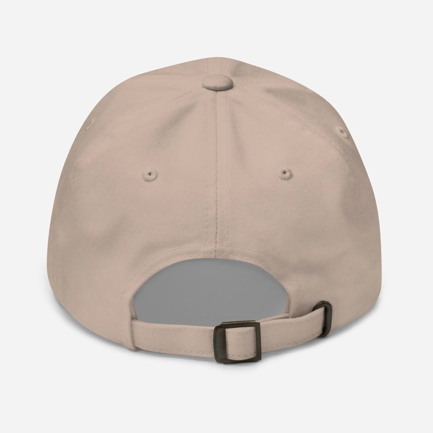 casquette de baseball en sergé de coton réglable dos coloris beige