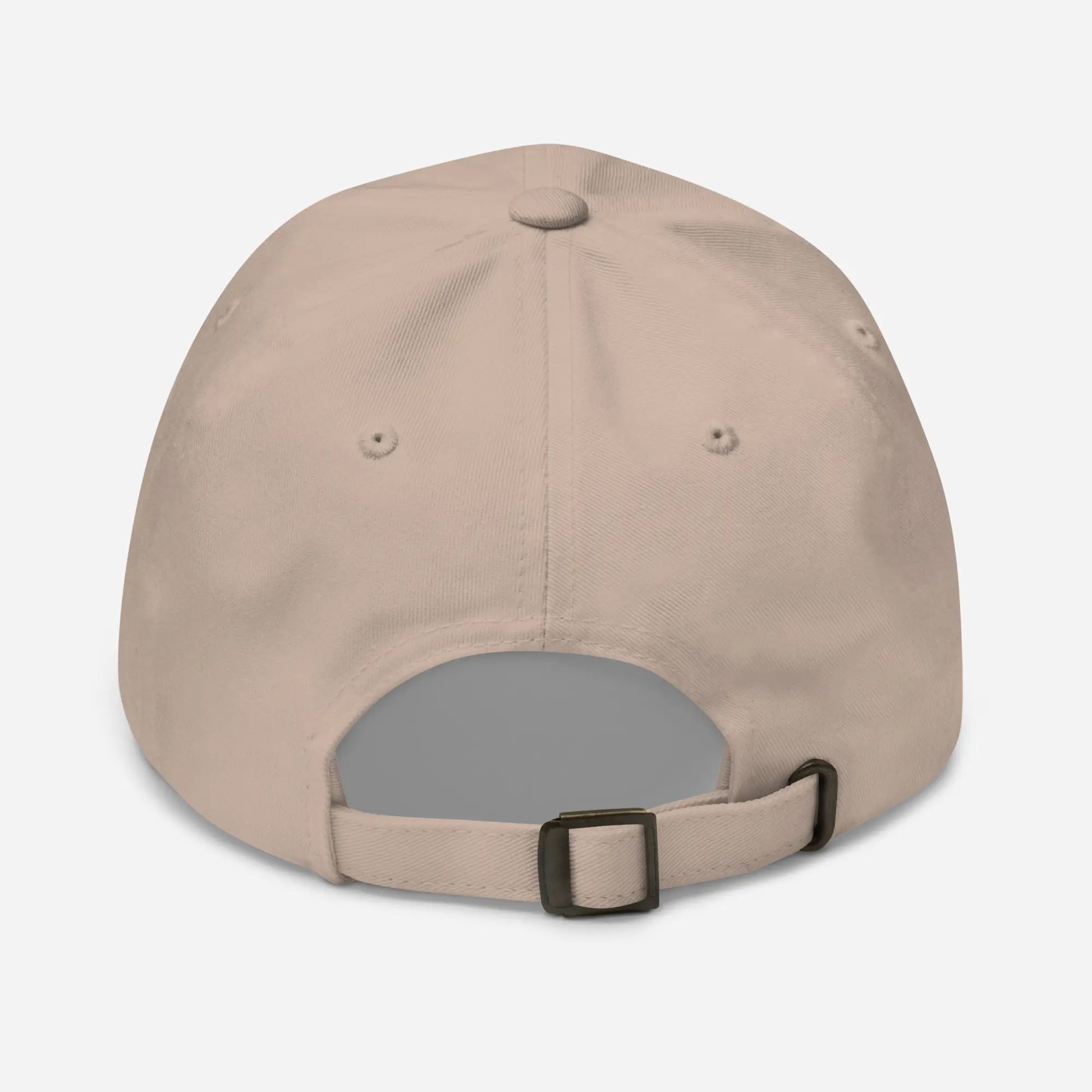 casquette de baseball en sergé de coton réglable dos coloris beige