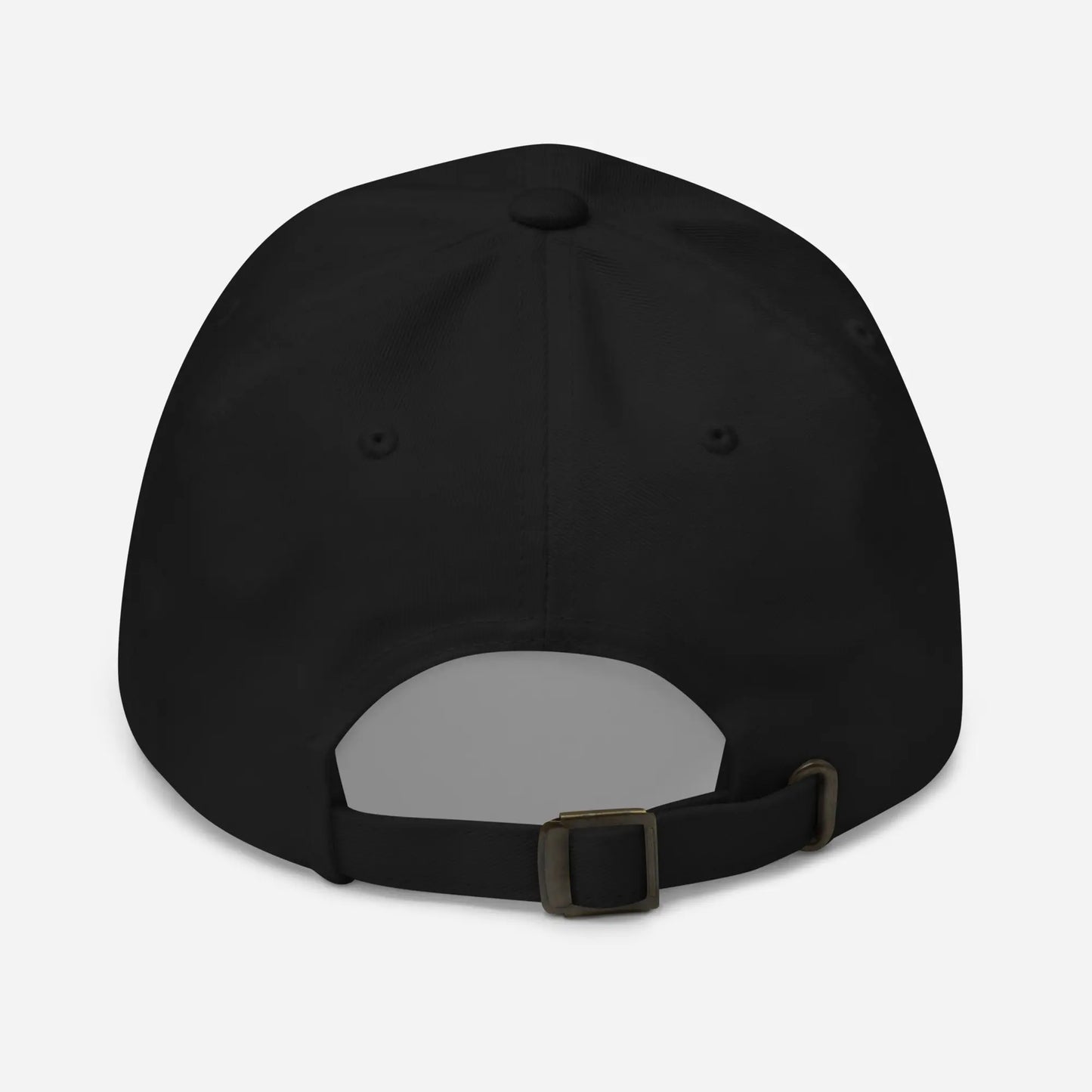 casquette de baseball en sergé de coton réglable dos coloris noir