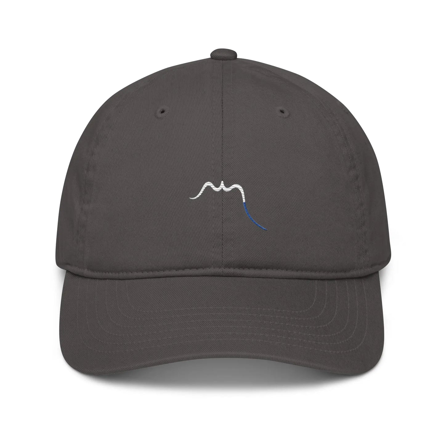 casquette éco responsable en coton bio réglable face coloris gris