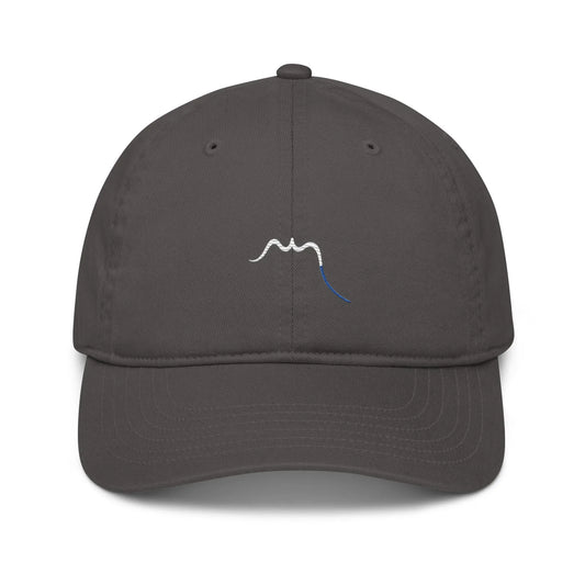 casquette éco responsable en coton bio réglable face coloris gris