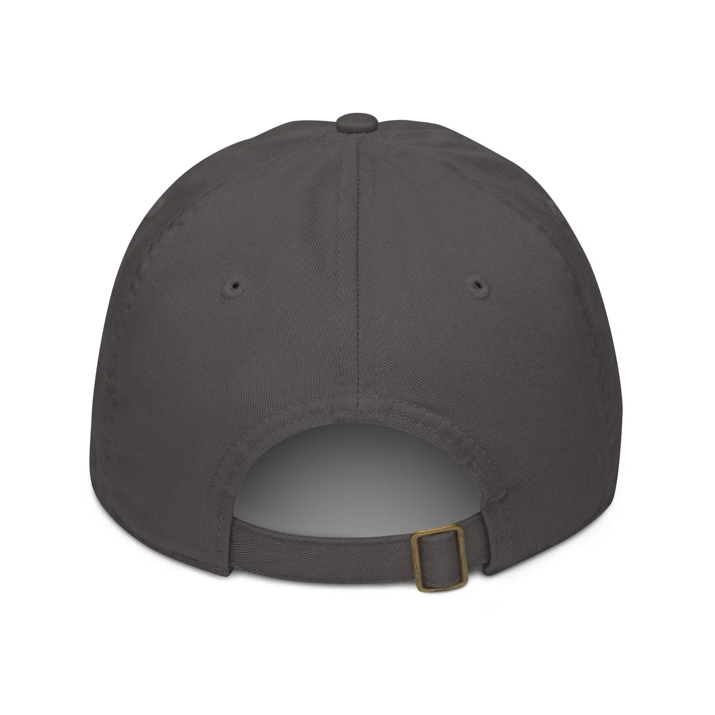 casquette éco responsable en coton bio réglable dos coloris gris