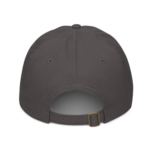 casquette éco responsable en coton bio réglable dos coloris gris