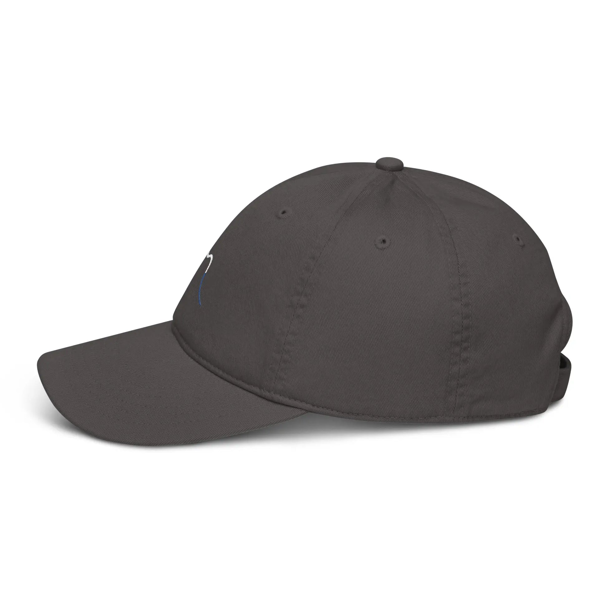 casquette éco responsable en coton bio réglable côté coloris gris