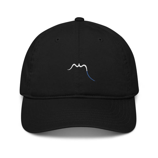 casquette éco responsable en coton bio réglable face coloris noir