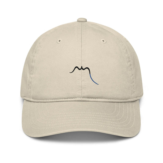 casquette éco responsable en coton bio réglable face coloris beige pierre
