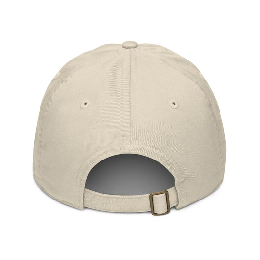 casquette éco responsable en coton bio réglable dos coloris beige pierre