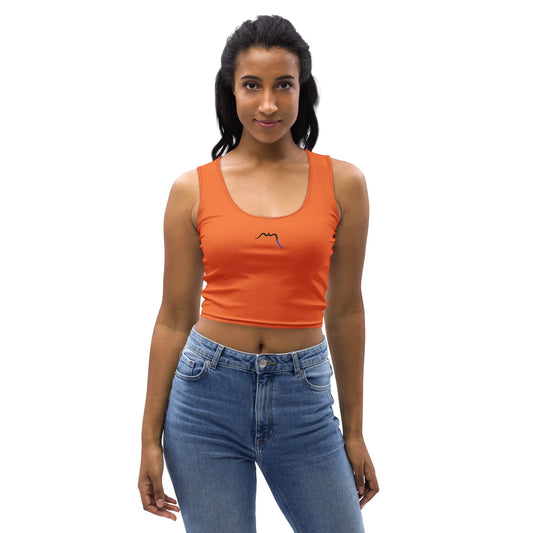 crop top yesa face coloris orange