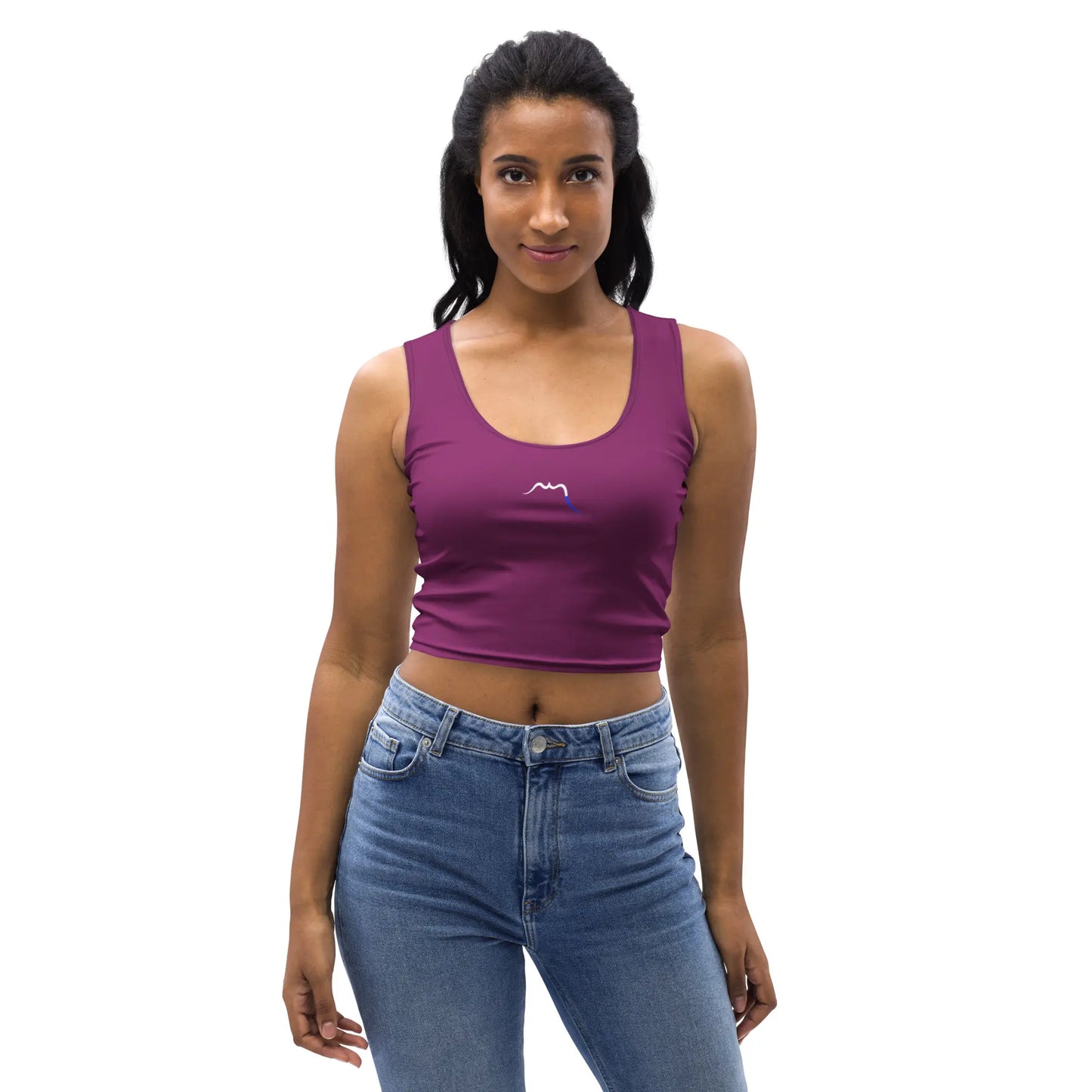 crop top yesa face coloris violet