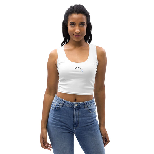 crop top yesa face coloris blanc