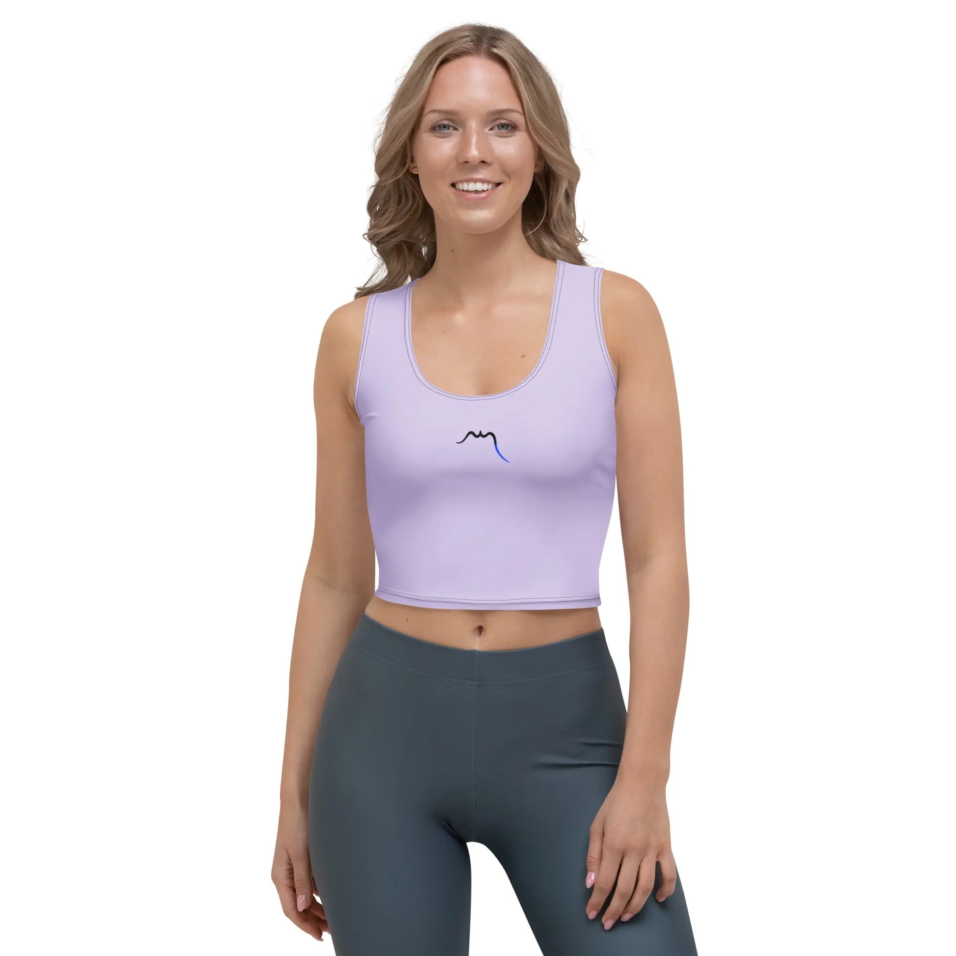 crop top yesa face coloris mauve clair