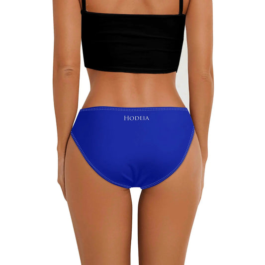 culotte maillot de bain elaia porté dos coloris bleu roi