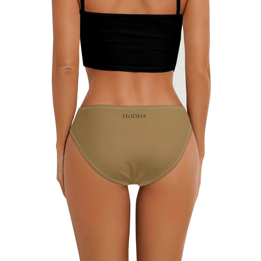 culotte maillot de bain elaia porté dos coloris beige