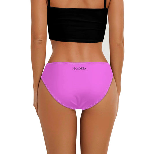 culotte maillot de bain elaia porté dos coloris rose