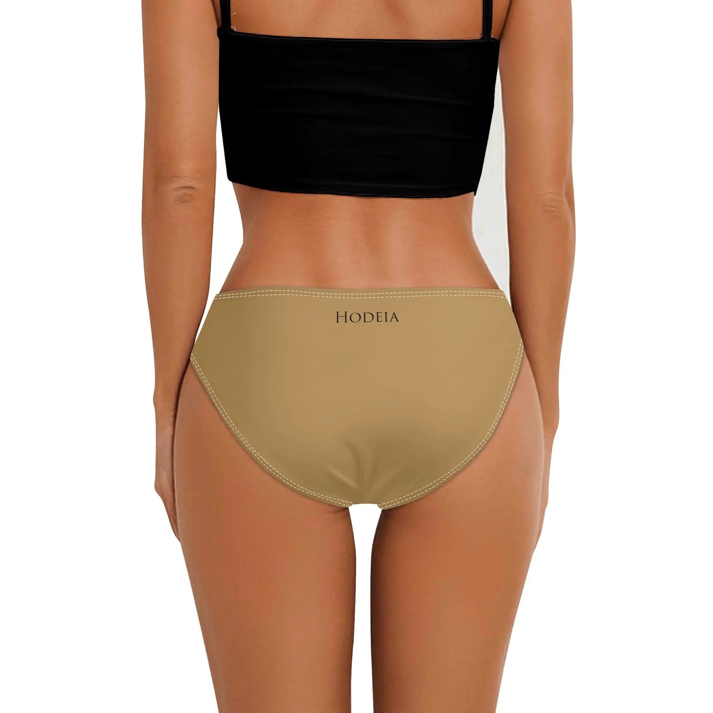 culotte maillot de bain elaia porté dos coloris beige clair