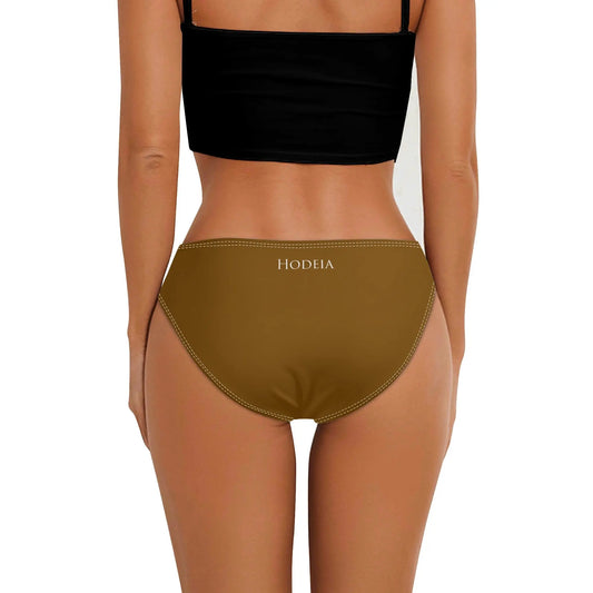 culotte maillot de bain elaia porté dos coloris brun