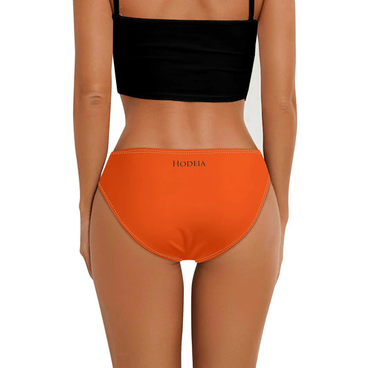 culotte maillot de bain elaia porté dos coloris orange