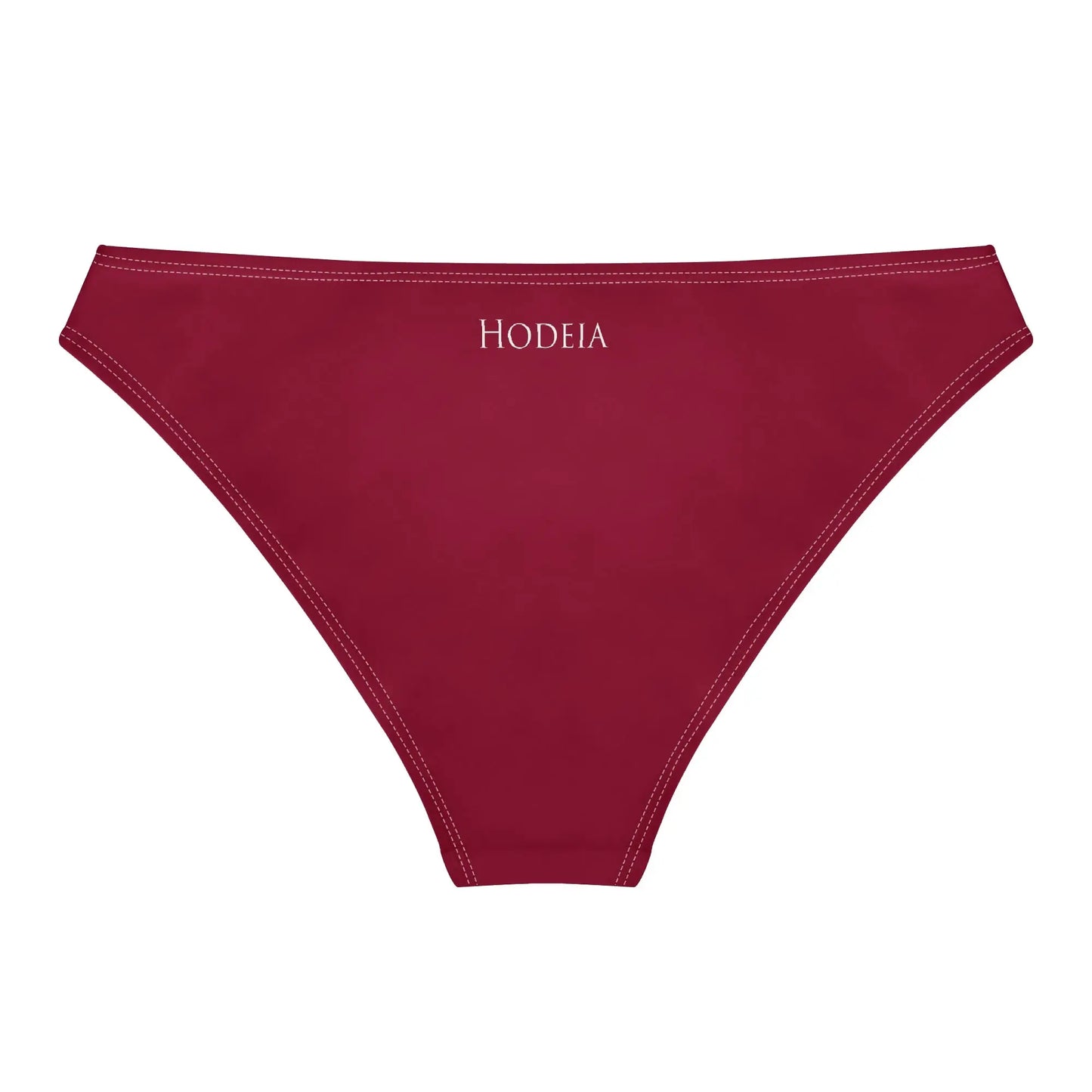 culotte maillot de bain elaia dos coloris rouge bordeaux