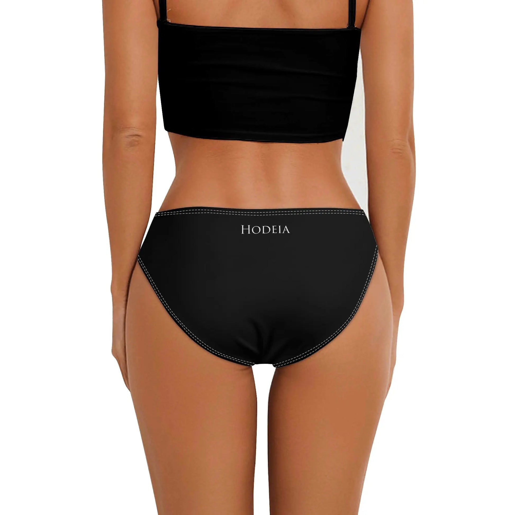culotte maillot de bain elaia porté dos coloris noir