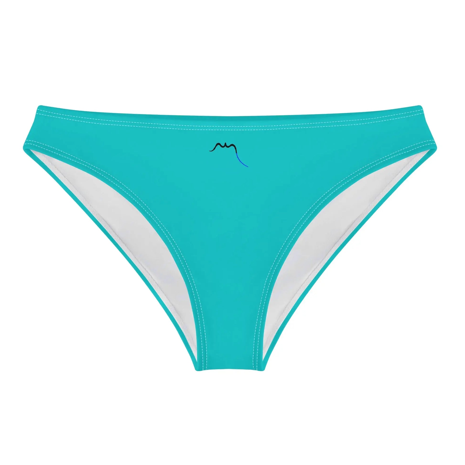 culotte maillot de bain elaia face coloris bleu turquoise