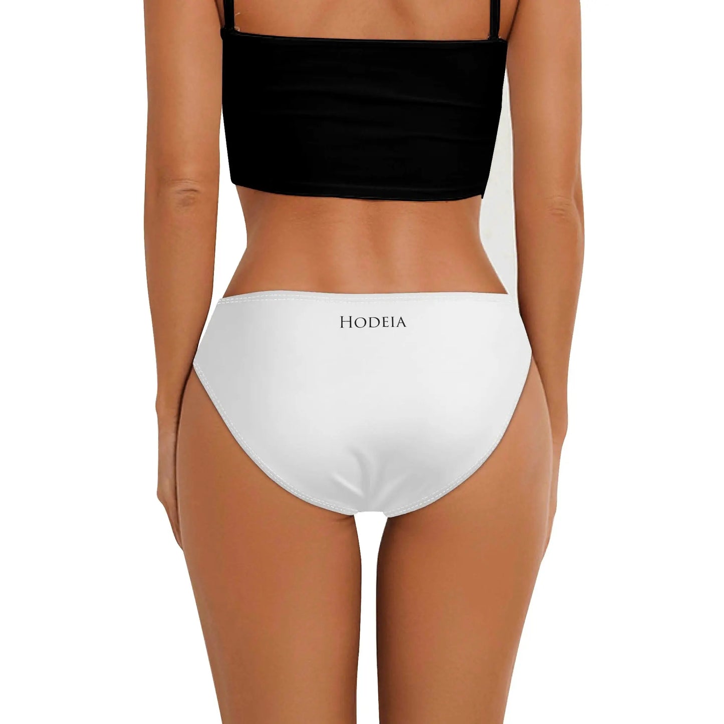 culotte maillot de bain elaia porté dos coloris blanc
