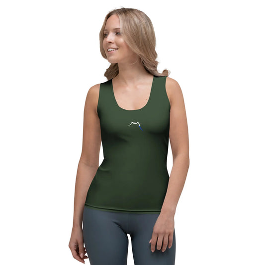 dfébardeur angelu porté face coloris vert forêt
