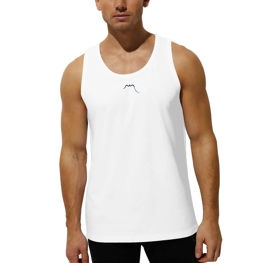 débardeur homme aizkora porté face coloris blanc