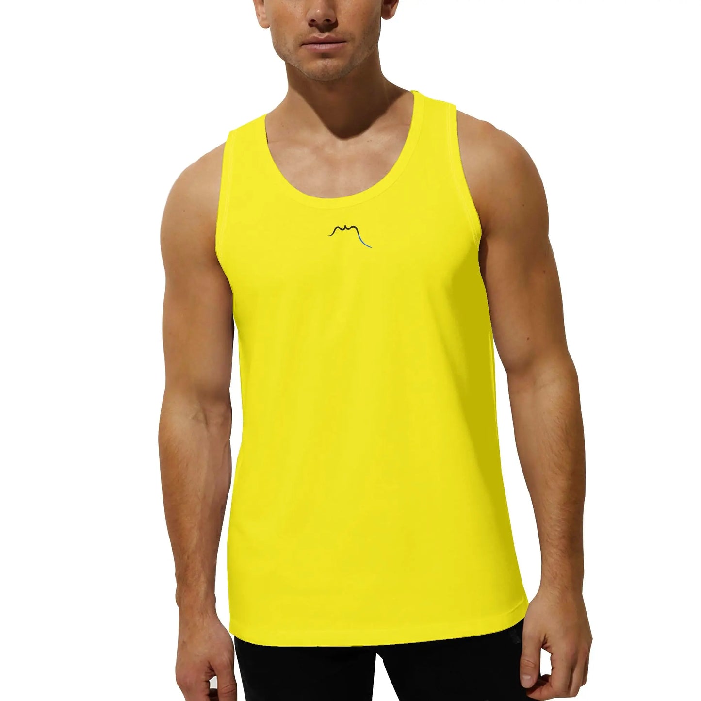 débardeur homme aizkora porté face coloris jaune