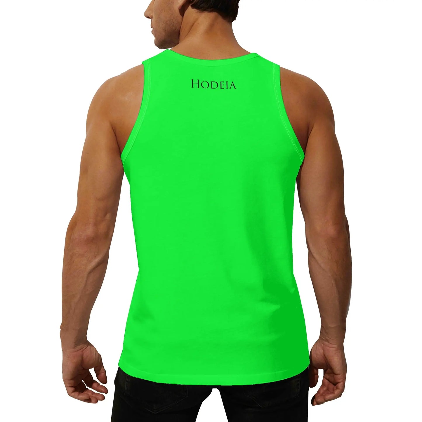 débardeur homme aizkora porté dos coloris vert brillant