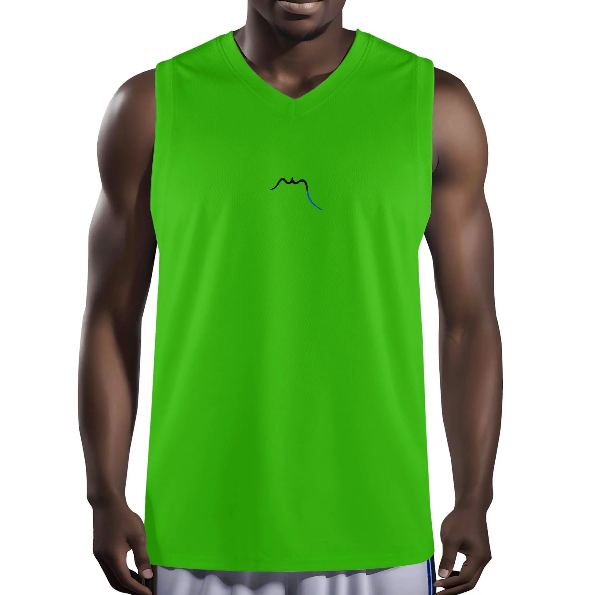 débardeur homme eguzki porté face coloris vert