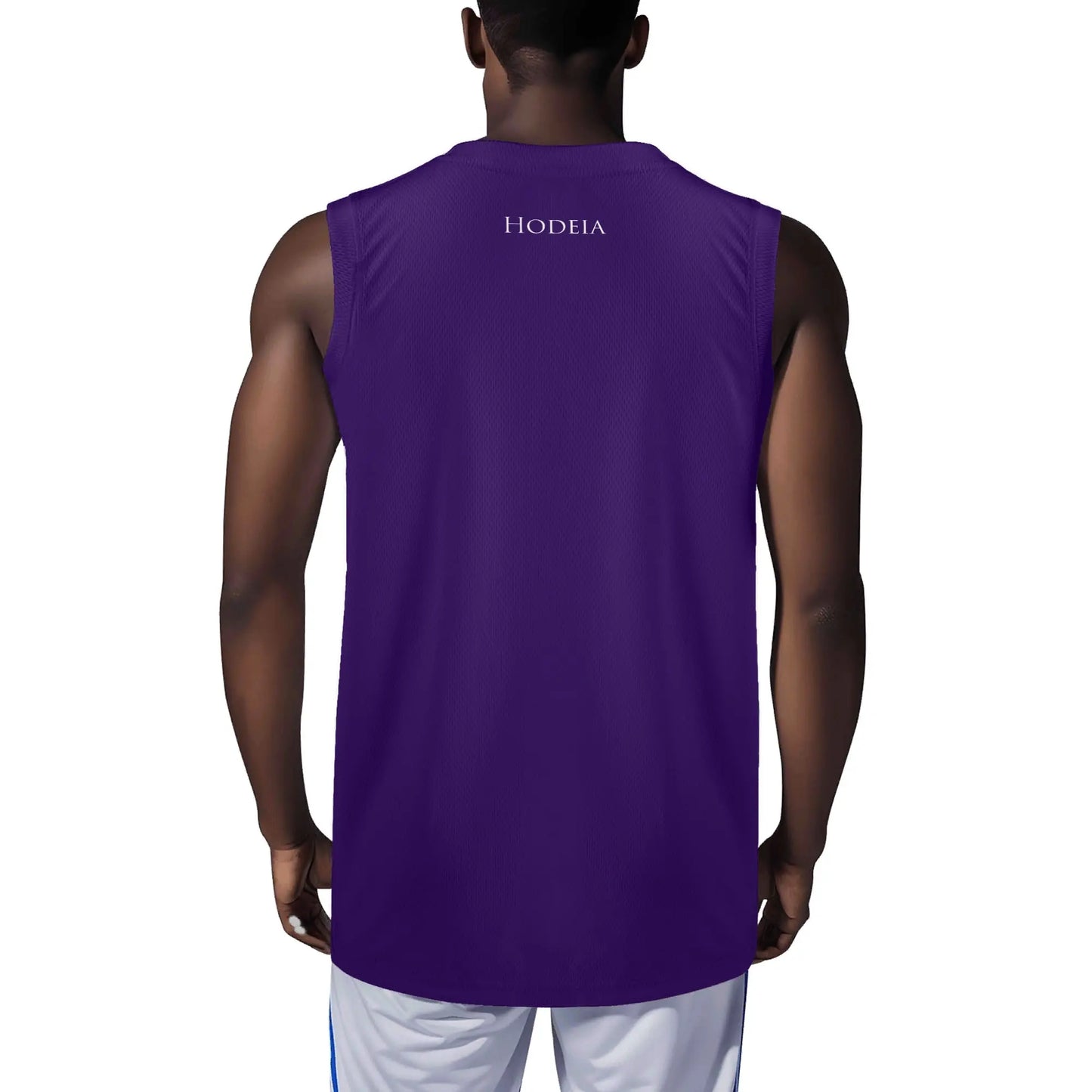 débardeur homme eguzki porté dos coloris violet