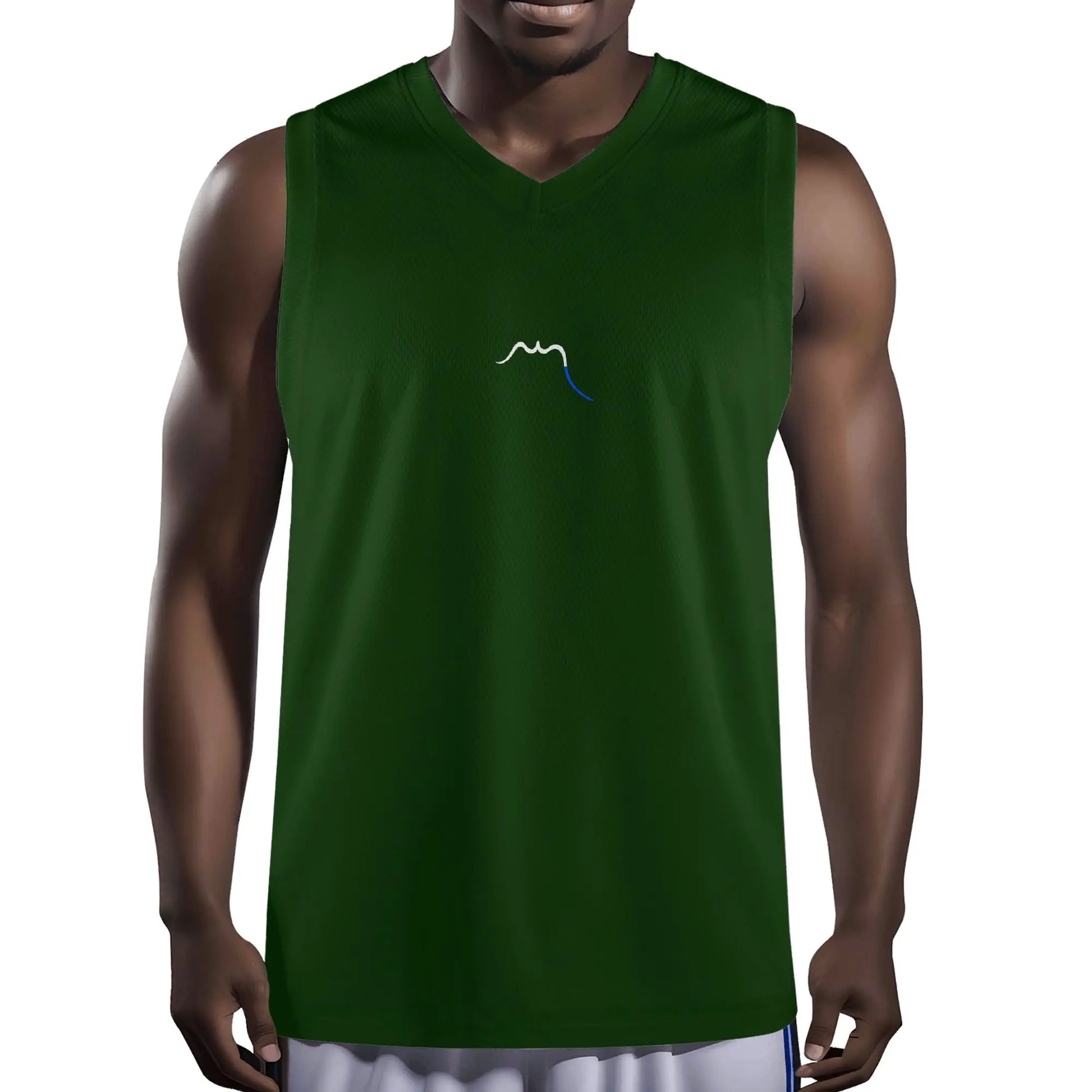 débardeur homme eguzki porté face coloris vert forêt