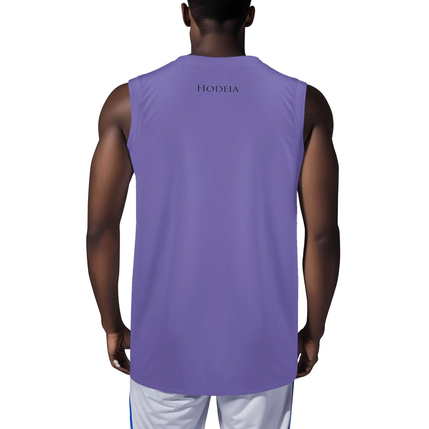 débardeur homme eguzki porté dos coloris mauve